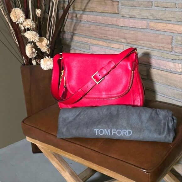 🐢 TOM FORD 'Jennifer' SHOULDER BAG AND CROSSBODY Great Condition - Picture 1 of 17